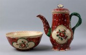 ENGLISH CREAMWARE IRON-RED GRO