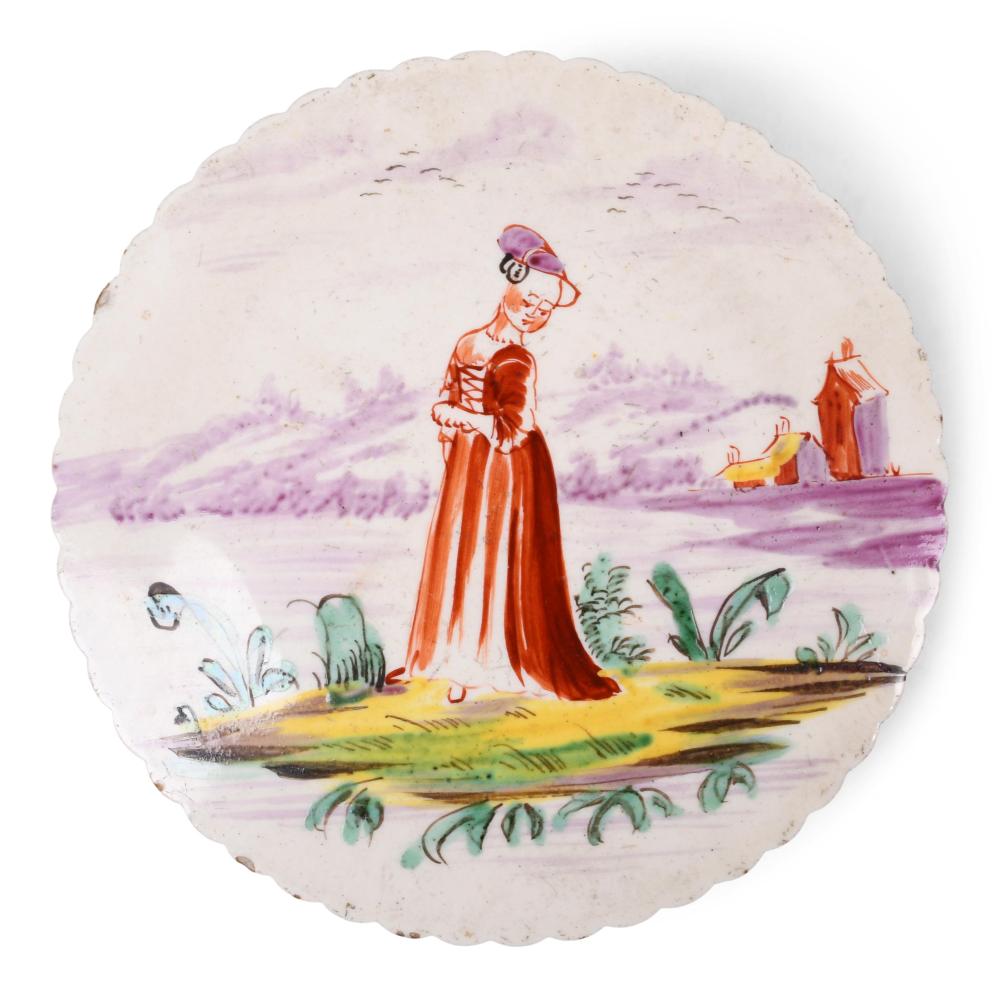 ENGLISH CREAMWARE 'MOTTO' BOX