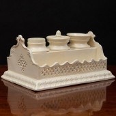ENGLISH CREAMWARE RECTANGULAR
