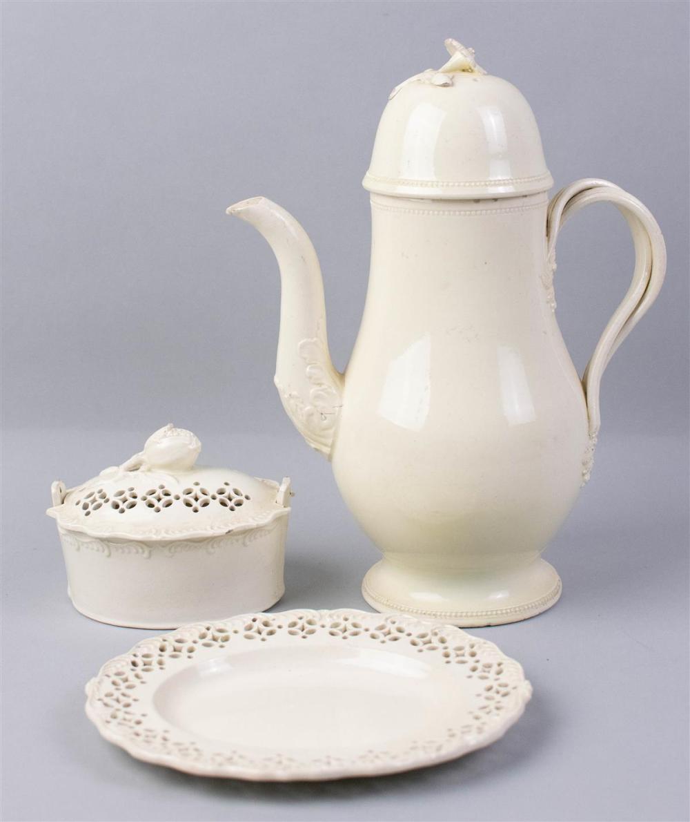 ENGLISH CREAMWARE RETICULATED