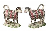 English Creamware Sponged Cow