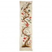 ENGLISH CREWEL WORK PANEL
LATE
