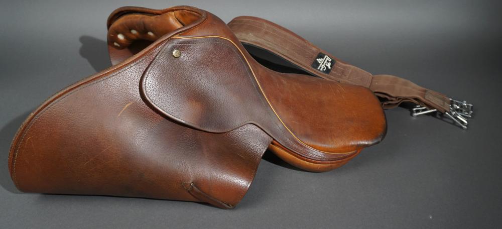 ENGLISH CRUMP CO. LEATHER SADDLE,