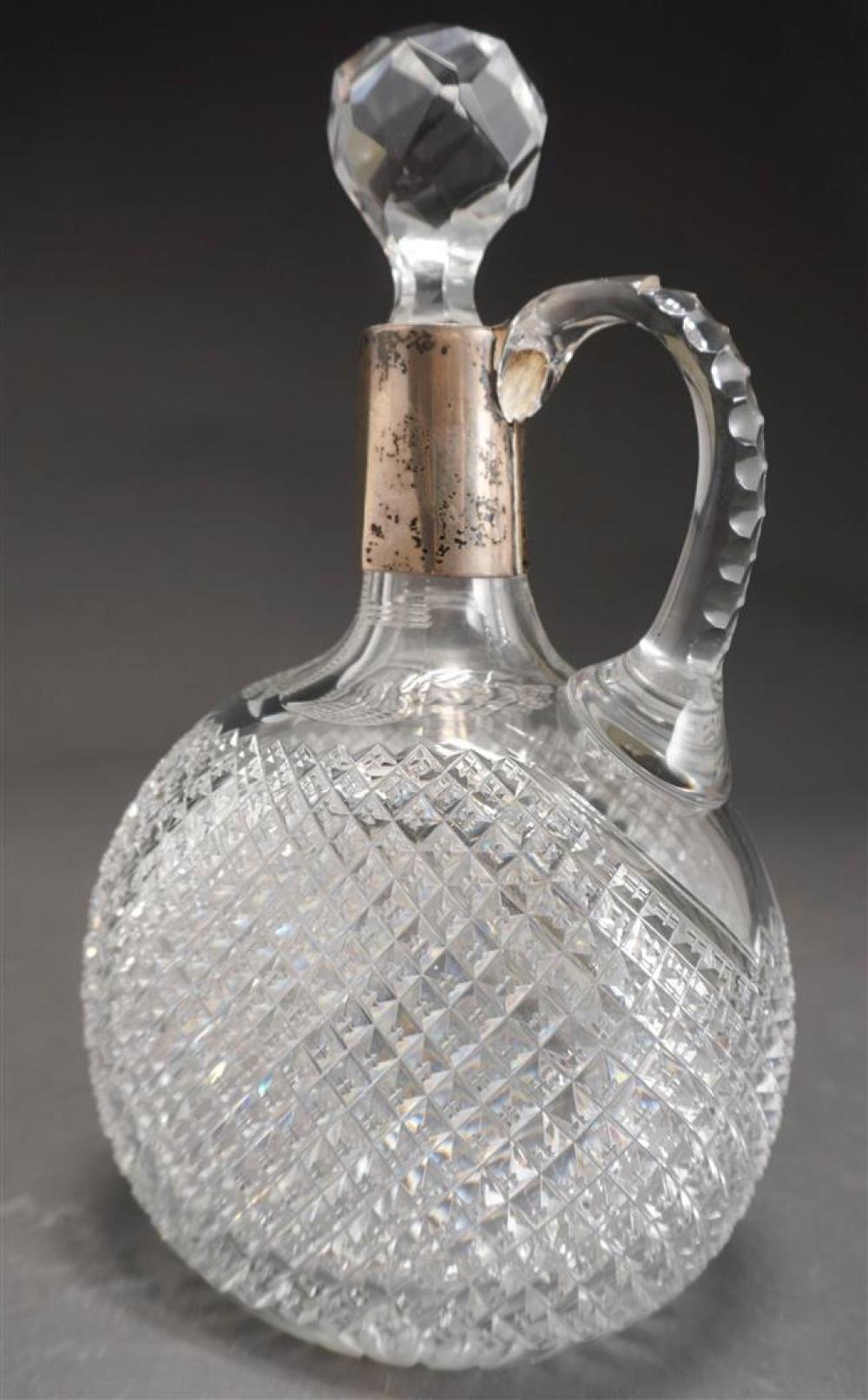 ENGLISH CUT CRYSTAL CARAFE WITH