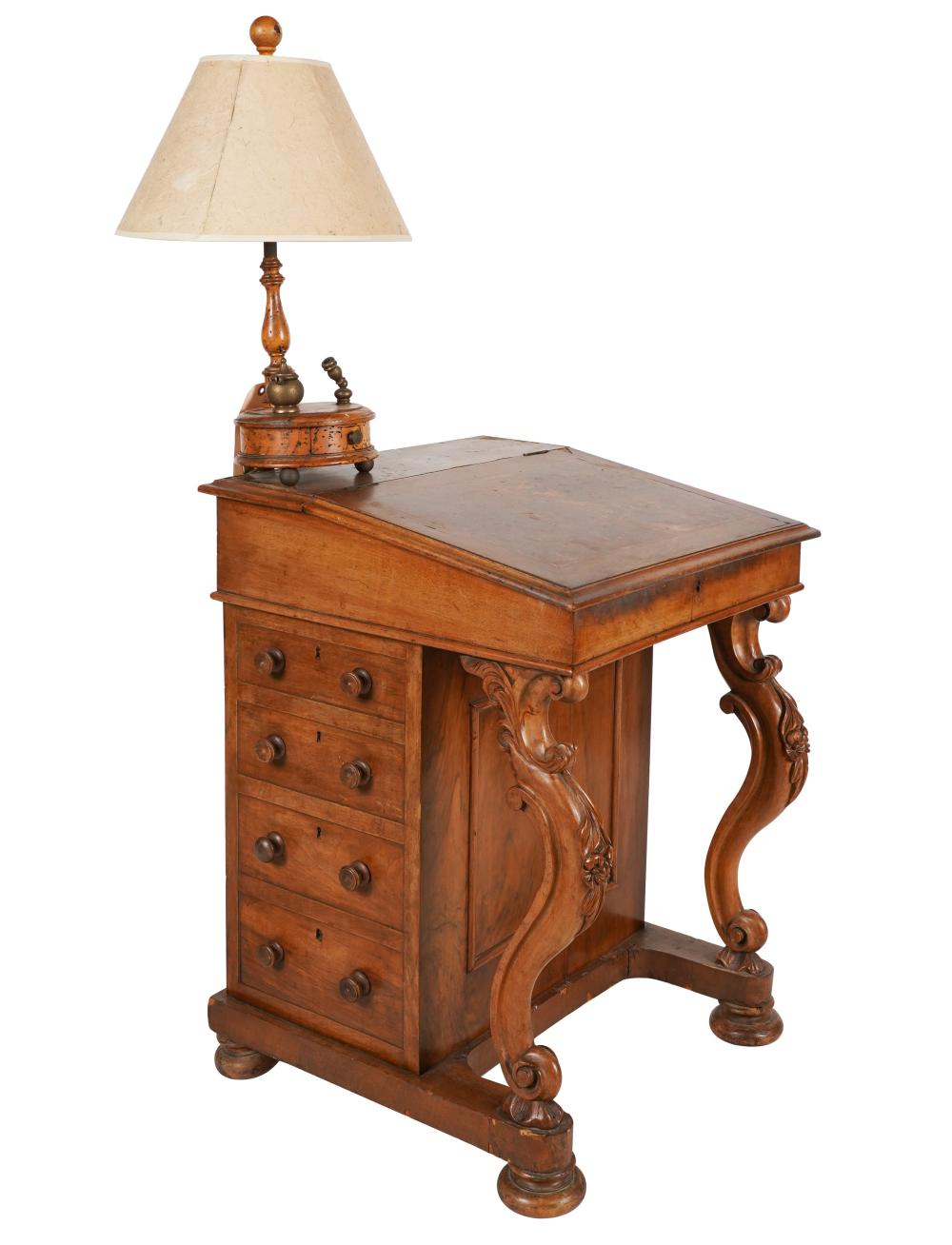 ENGLISH DAVENPORT DESKwith