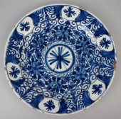 ENGLISH DELFT BLUE AND WHITE C