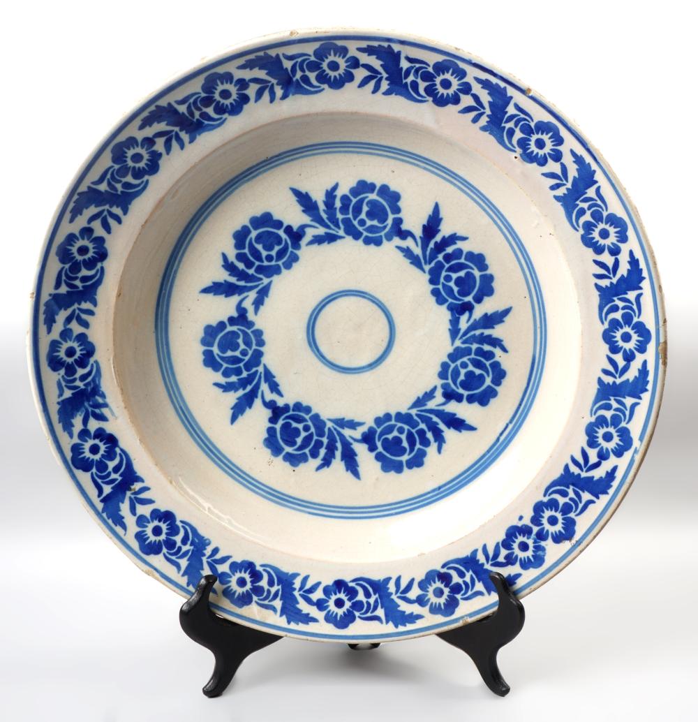 ENGLISH DELFTWARE BLUE AND WHITE