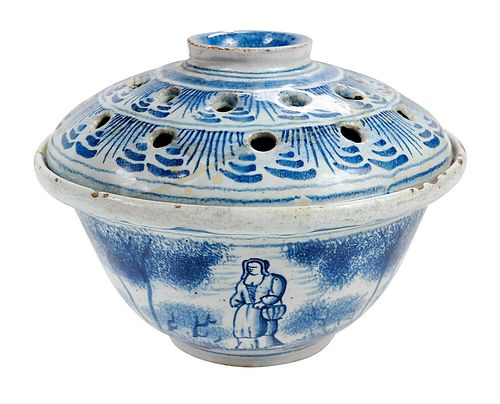 ENGLISH DELFTWARE BLUE AND WHITE