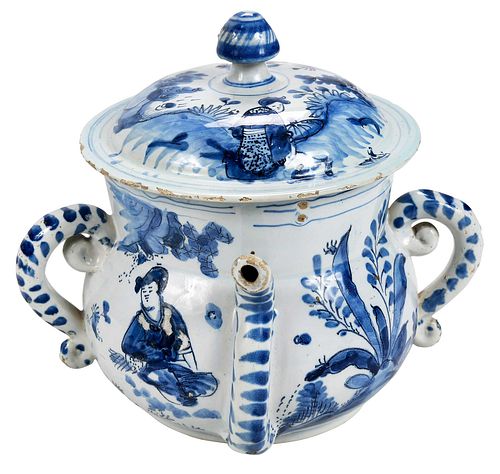 ENGLISH DELFTWARE BLUE AND WHITE
