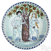 ENGLISH DELFTWARE BLUE DASH AD