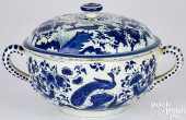 ENGLISH DELFTWARE BOWL AND COV