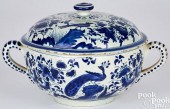 ENGLISH DELFTWARE BOWL AND COV