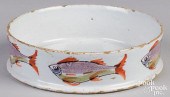 ENGLISH DELFTWARE CHAR DISH, M