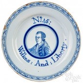 ENGLISH DELFTWARE ELECTIONEERI