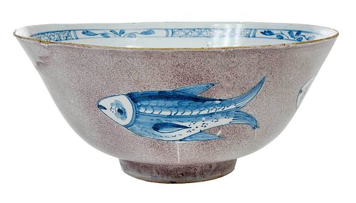 ENGLISH DELFTWARE MANGANESE