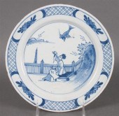 English Delftware plate circa