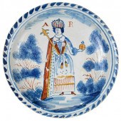 ENGLISH DELFTWARE 'QUEEN ANNE'