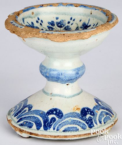 ENGLISH DELFTWARE SALT, BRISTOL,