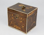 ENGLISH DELICATE INLAID TEA CA
