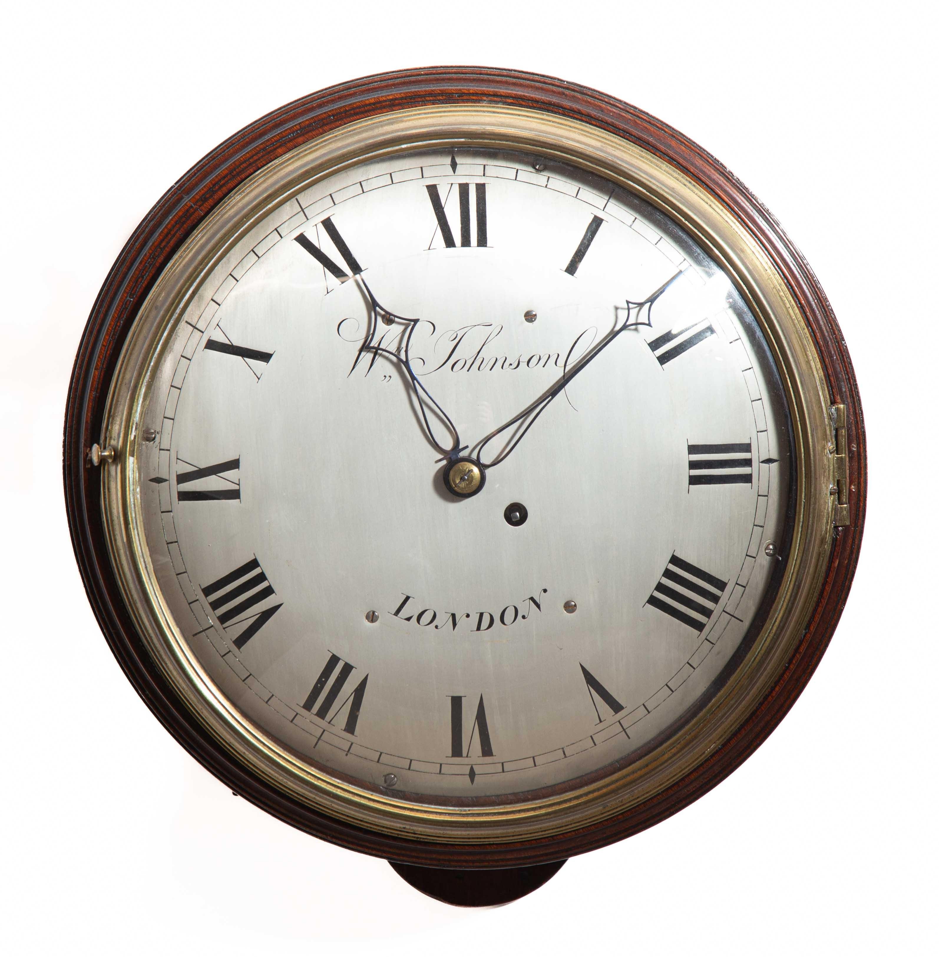 ENGLISH DIAL CLOCK, WILLIAM