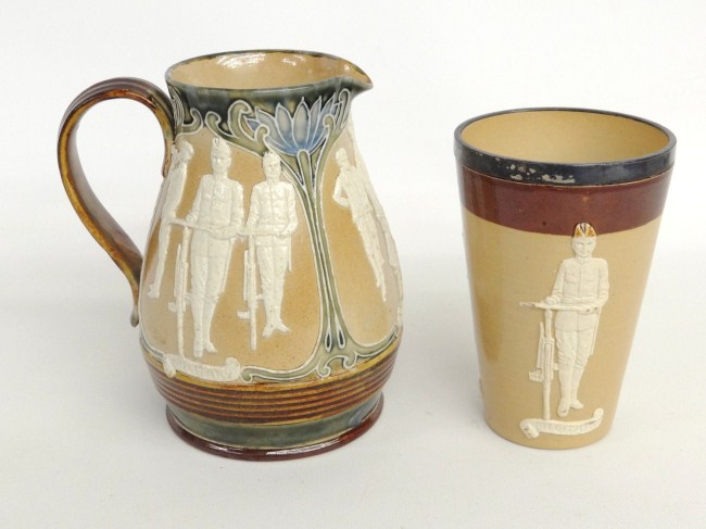 English Doulton Lambeth Pitcher 161