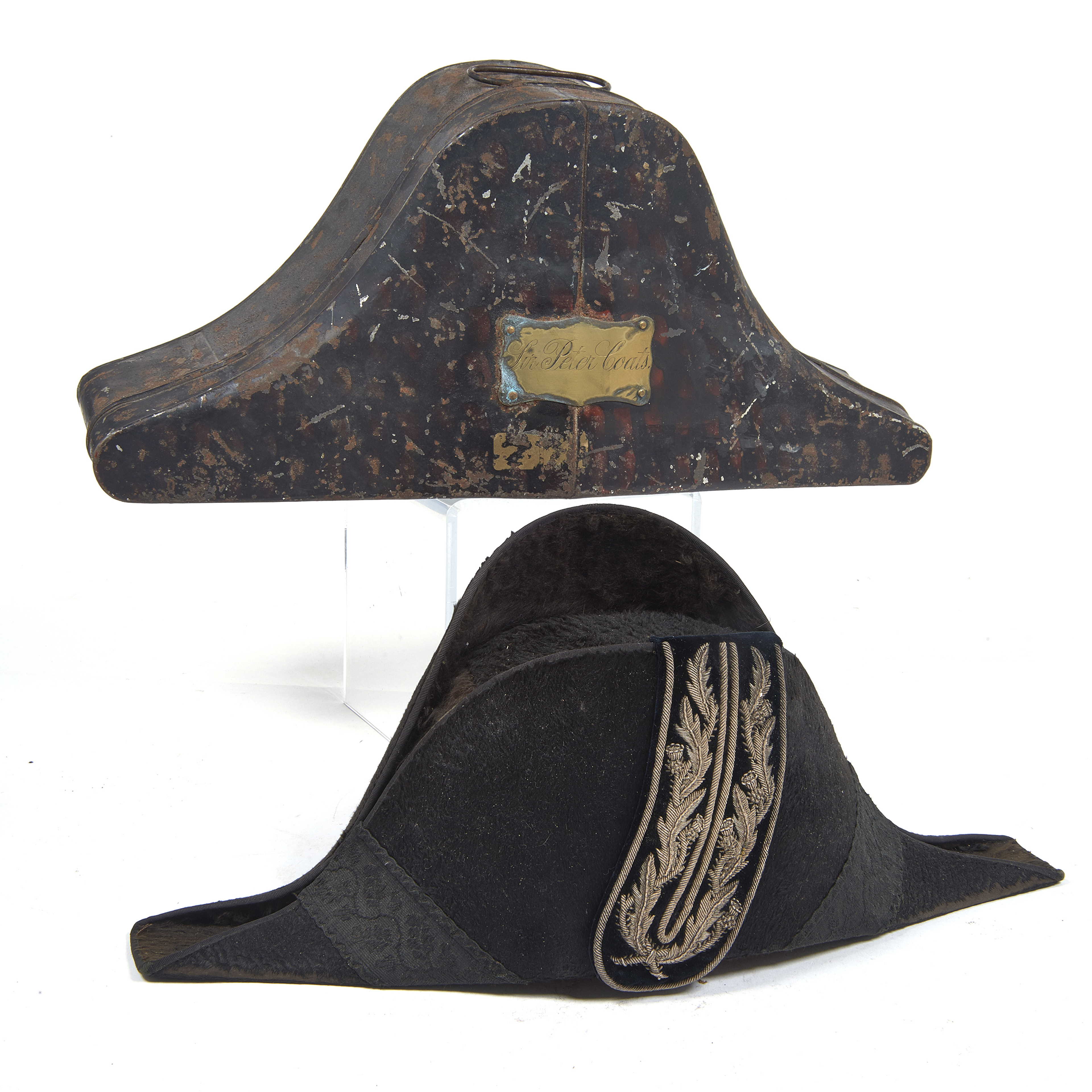 ENGLISH DRESS BICORN HELMET OF