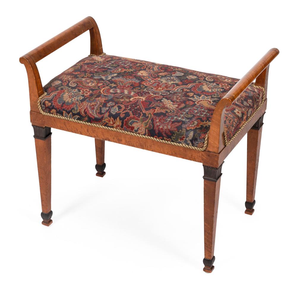 ENGLISH DRESSING STOOL 19TH CENTURY
