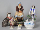 ENGLISH EARTHENWARE FIGURE OF