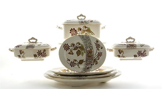 English earthenware partial