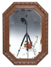 ENGLISH EDWARDIAN CARVED OAK &