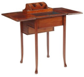 ENGLISH EDWARDIAN MAHOGANY MET