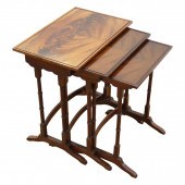 ENGLISH EDWARDIAN NESTING TABL