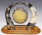 ENGLISH EDWARDIAN OAK & HORN T