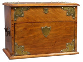ENGLISH EDWARDIAN OAK SMOKERS
