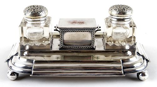 ENGLISH EDWARDIAN SILVERPLATE INK