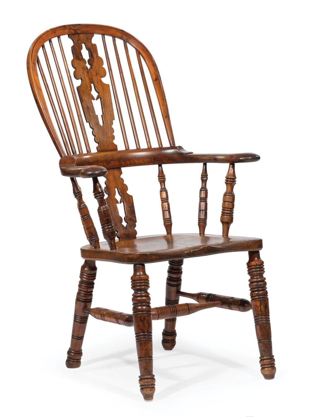 ENGLISH ELM HOOP BACK WINDSOR