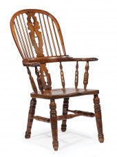 ENGLISH ELM HOOP BACK WINDSOR
