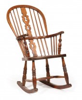 ENGLISH ELM HOOP-BACK WINDSOR