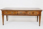 ENGLISH ELM THREE DRAWER HUNTB