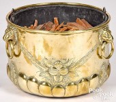 ENGLISH EMBOSSED BRASS KINDLIN