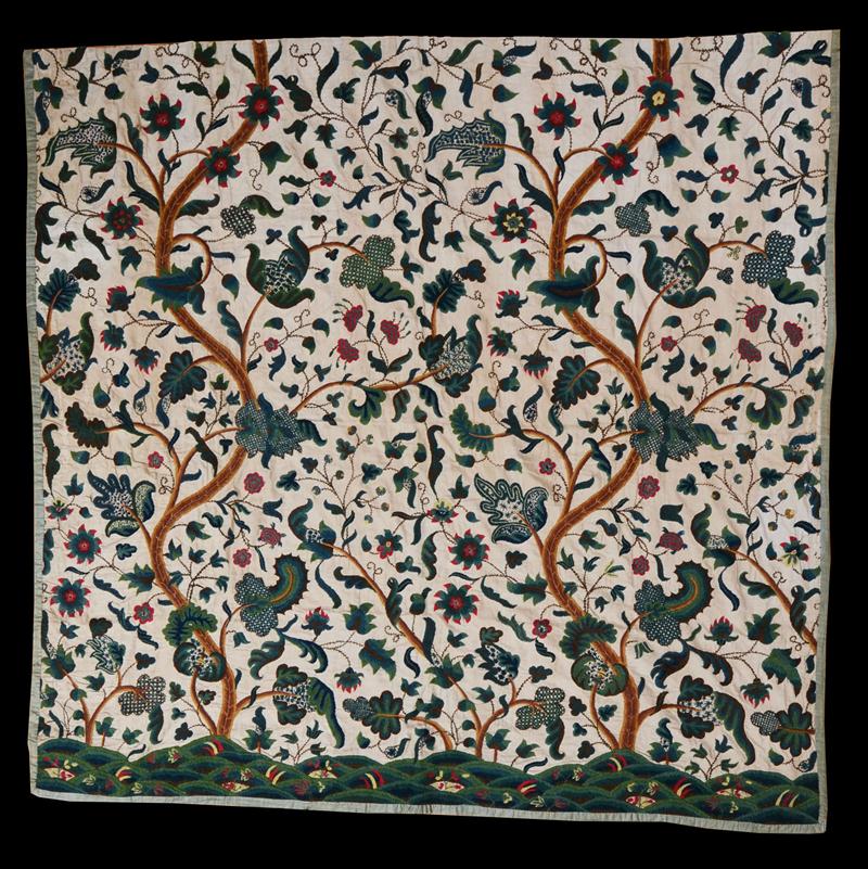 ENGLISH EMBROIDERY FRAGMENT