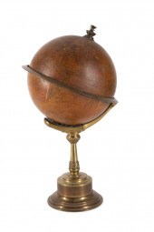 ENGLISH EMPIRE GLOBE CLOCK, EA