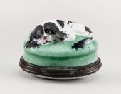 ENGLISH ENAMEL SPANIEL BONBONN