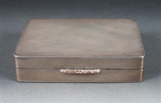 English engraved sterling silver