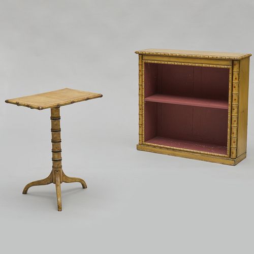 ENGLISH FAUX BAMBOO PAINTED
