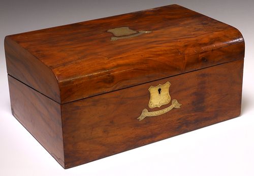 ENGLISH FIGURED WALNUT WRITING