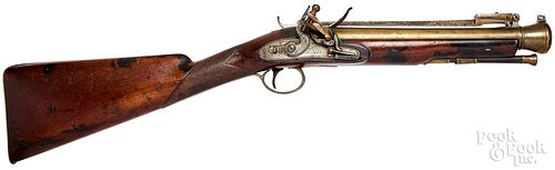 ENGLISH, FISHER BRASS BARREL