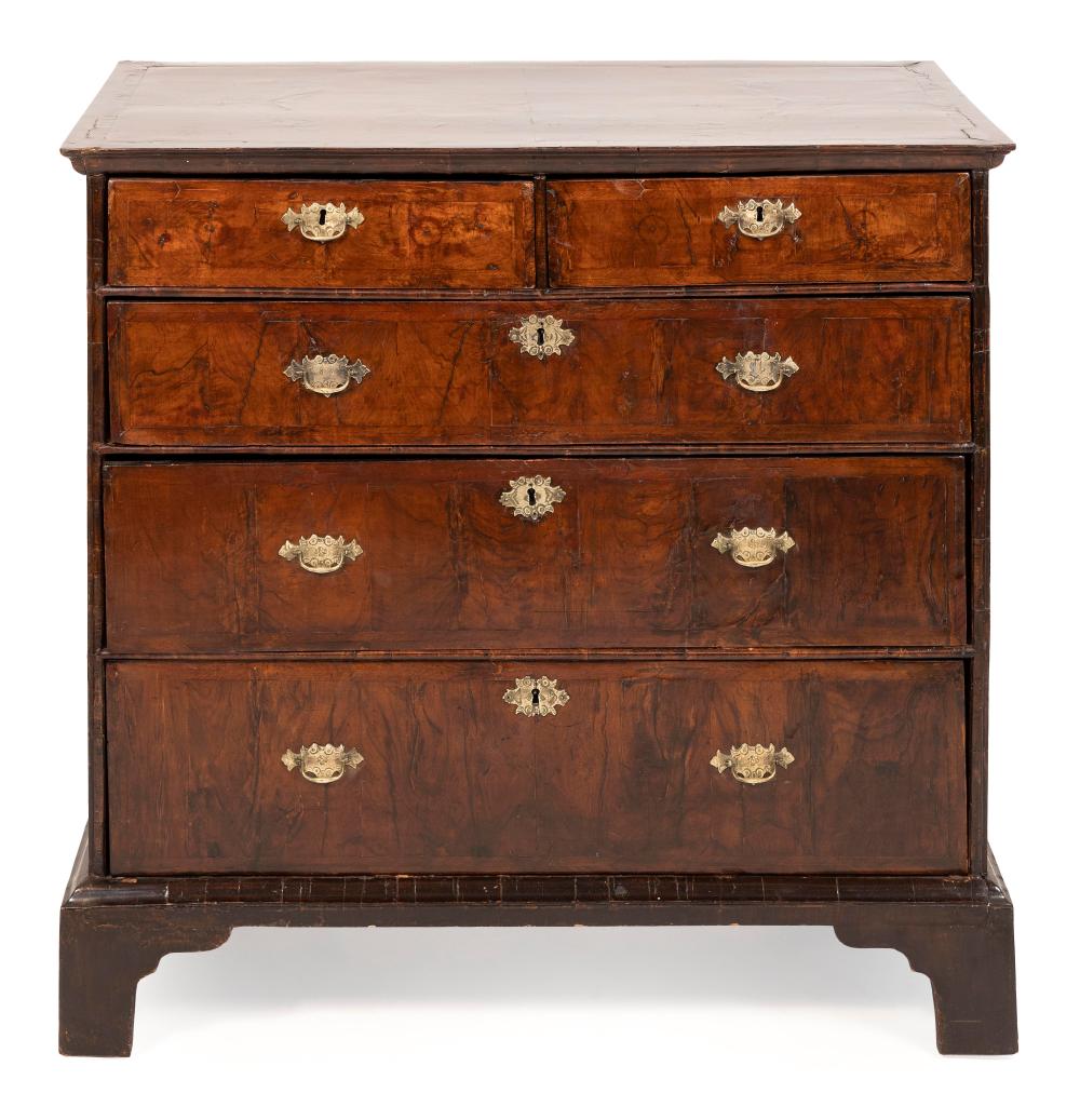 ENGLISH FIVE-DRAWER BUREAU 19TH