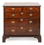 ENGLISH FIVE-DRAWER BUREAU 19T