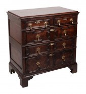 ENGLISH FIVE-DRAWER BUREAU 19T